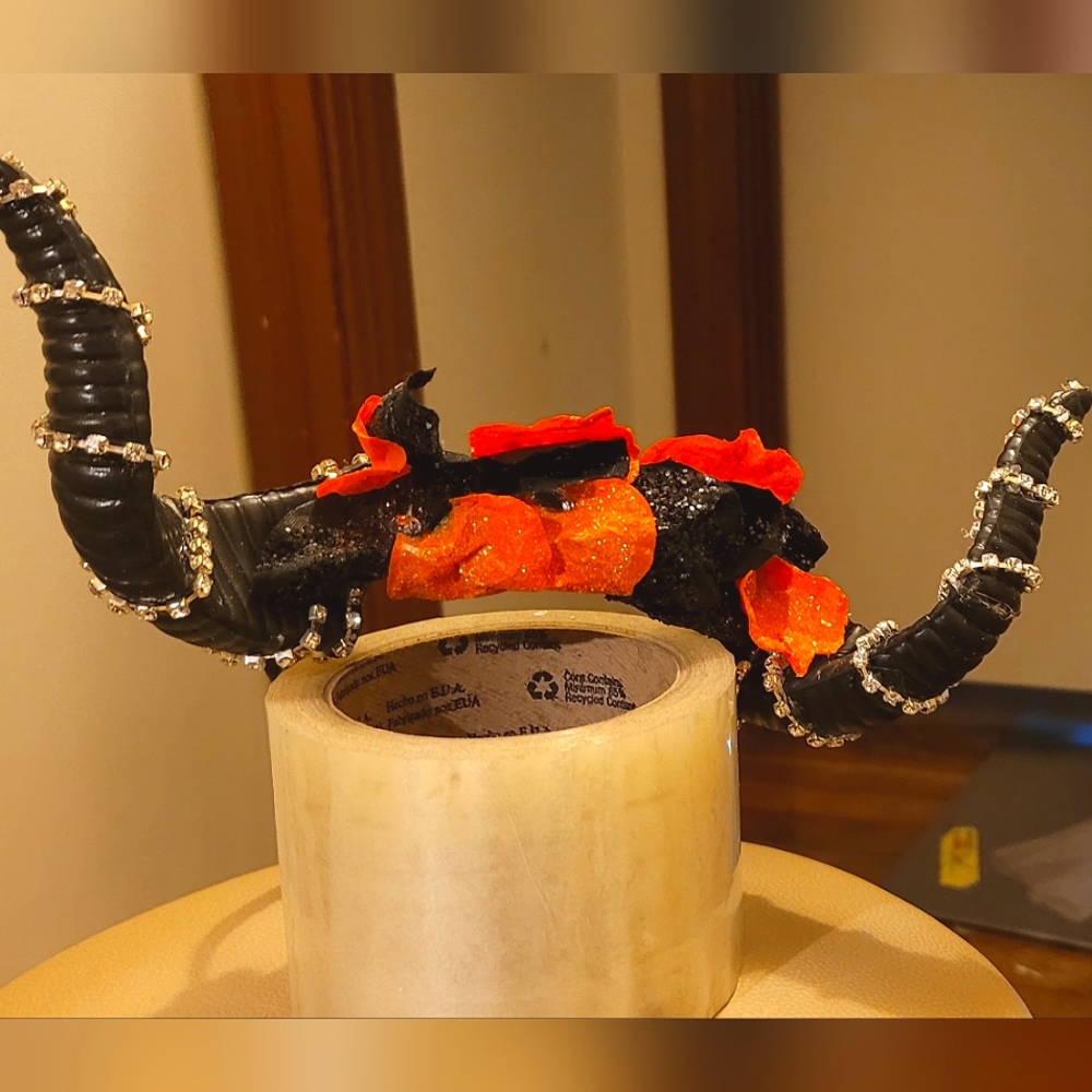 Girl's  devil's rhinestone horns